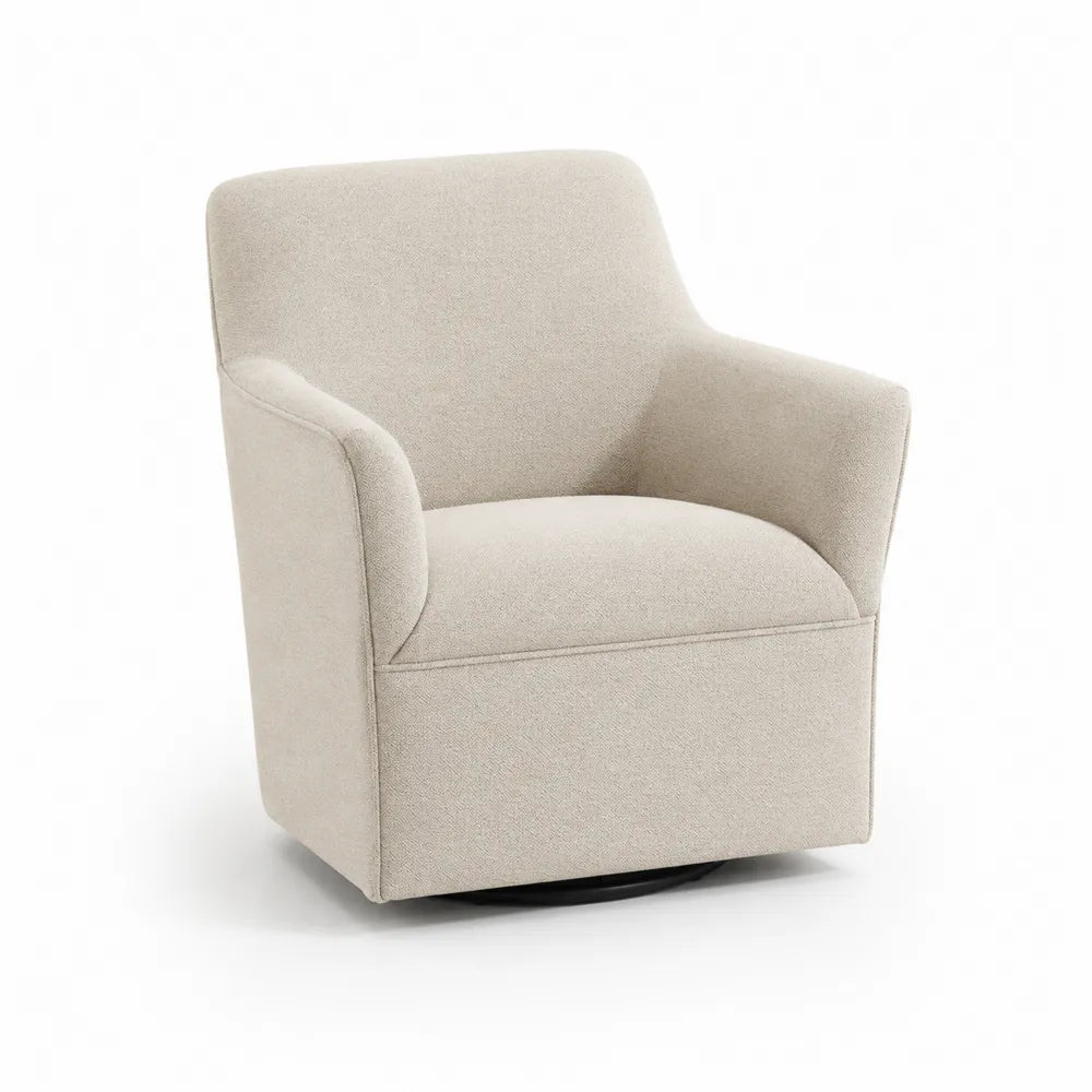 Drehstuhl Beige Stoff