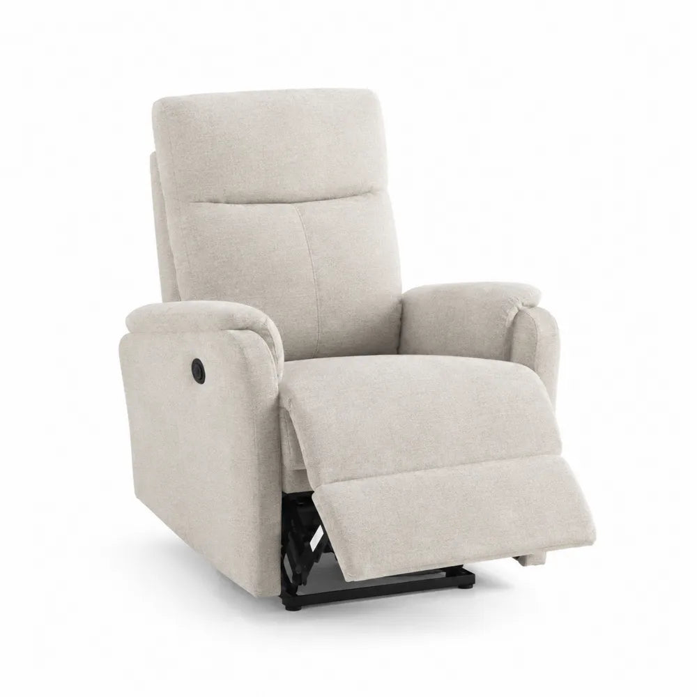 Beiger Relaxsessel aus Stoff, 80x90x100cm